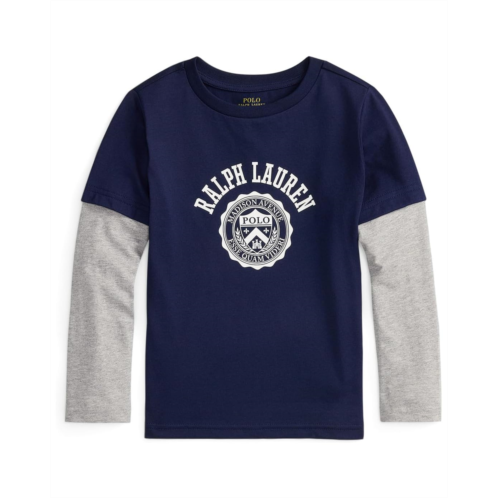 Polo Ralph Lauren Kids Logo Cotton Layered-Effect Tee (Toddler/Little Kid)