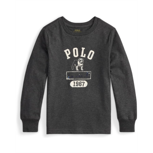 Polo Ralph Lauren Kids Cotton Jersey Graphic Long Sleeve Tee (Toddler/Little Kid)