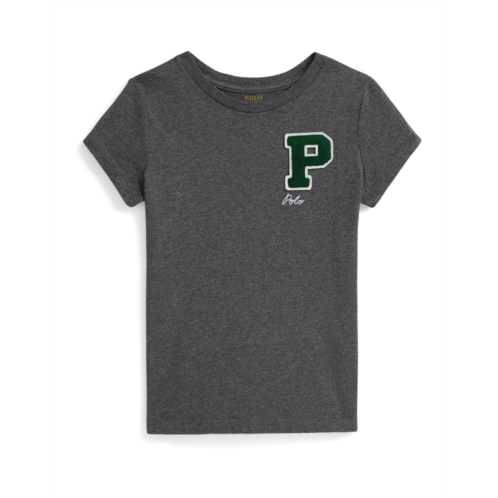 Polo Ralph Lauren Kids Cotton Jersey Letterman Tee (Toddler/Little Kid)