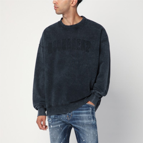 Dsquared2 mens washed sweatshirt with logo
