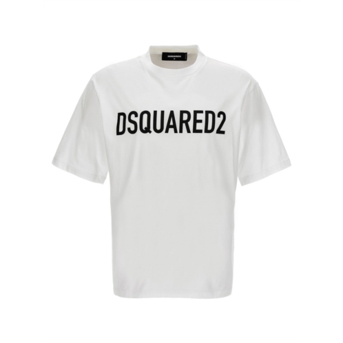 Dsquared2 contrasting print crew neck t-shirt