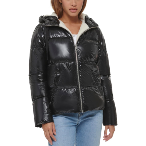 Levi s Quilted Hooded Bubble Puffer