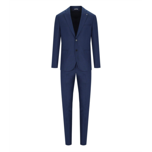 Manuel Ritz tailored bright blue suit