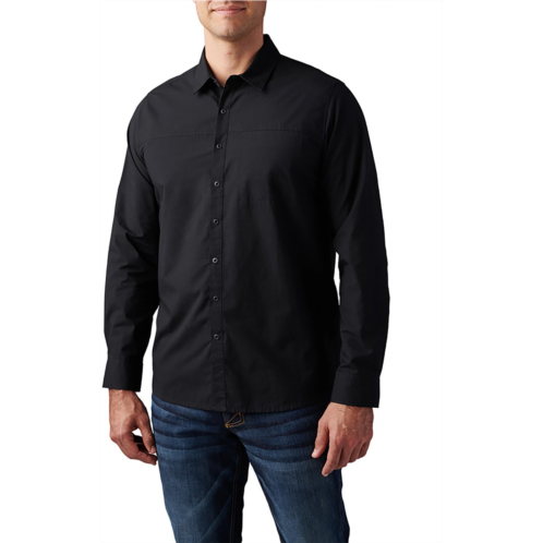 5.11 Tactical Mens Igor Solid Long Sleeve Shirt Black