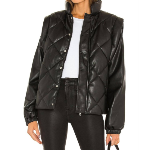 PISTOLA callista long sleeve puffer jacket & vest in noir