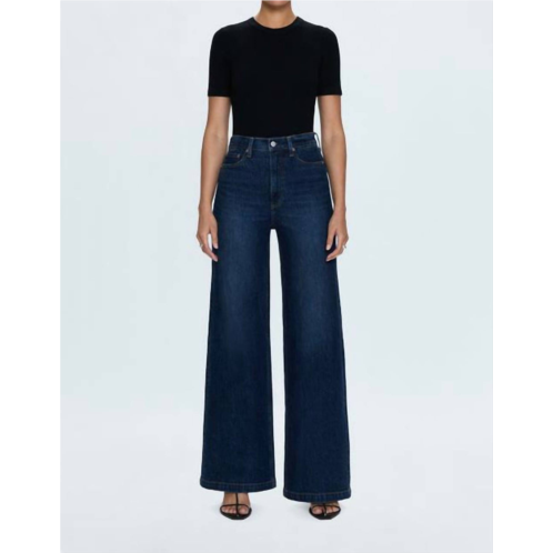 PISTOLA lana high-rise ultra wide leg jean in dark denim