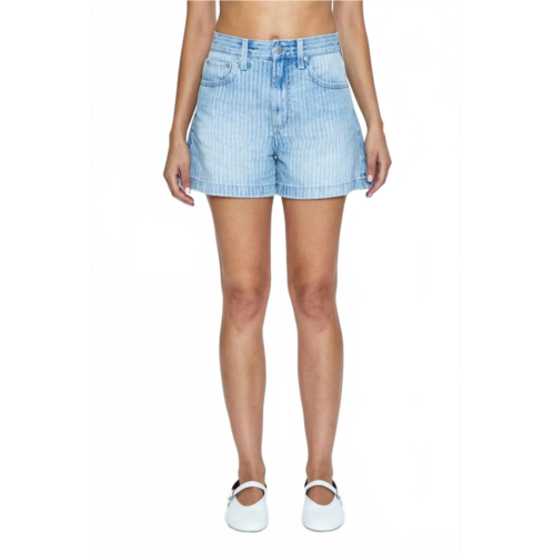 PISTOLA saige stripe short in blue