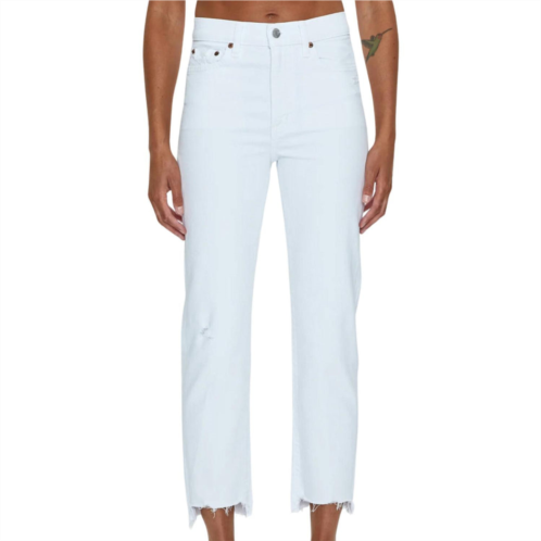 PISTOLA charlie high rise straigh leg jeans in white vintage