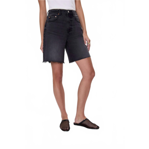 PISTOLA kaylee high-rise pinched loose short in black