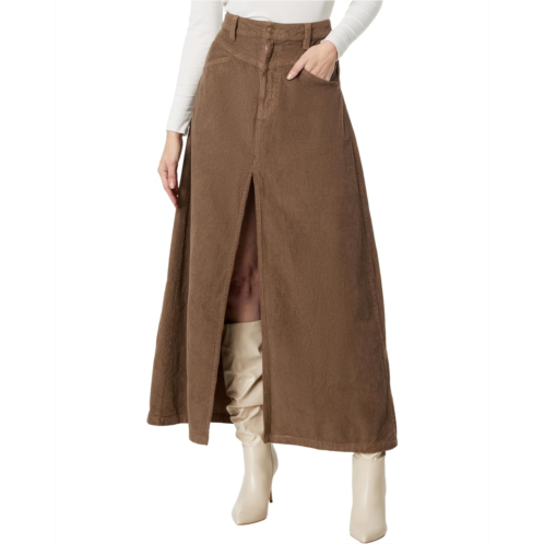 Free People Come As You Are Cord Skirt