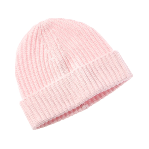 Amicale cashmere chunky rib cuffed cashmere hat