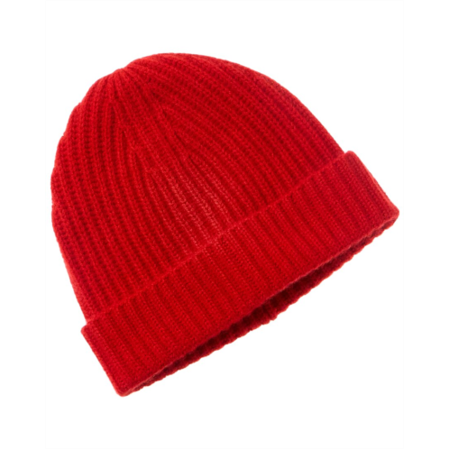 Amicale cashmere chunky rib cuffed cashmere hat