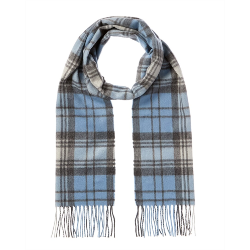 Amicale cashmere modern tartan cashmere scarf