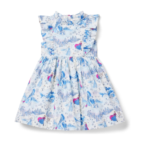 Janie and Jack Frozen Toile Dress (Toddler/Little Kid/Big Kid)