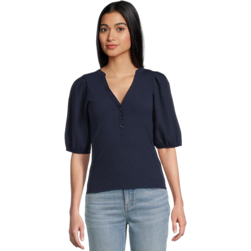 Madewell Mixy V-Neck Puff Tee