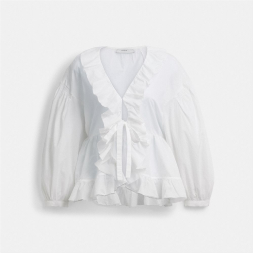 Coach Ruffle Blouse