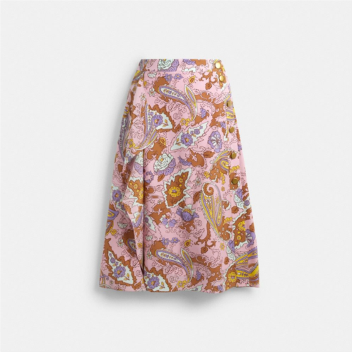 Coach Paisley Skirt