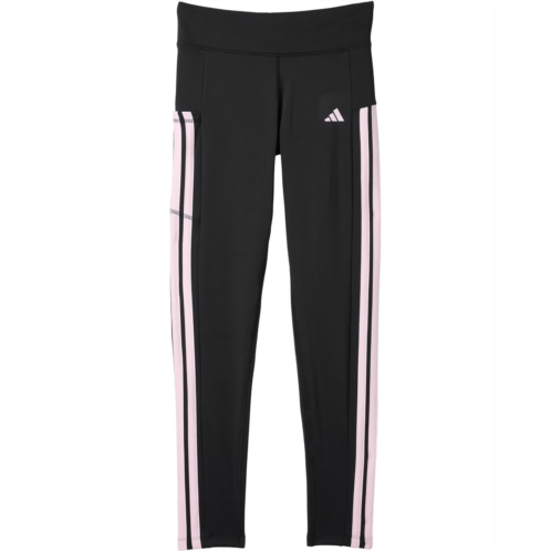 Adidas Kids Cell Phone Pocket 3-Stripe Leggings (Big kid)