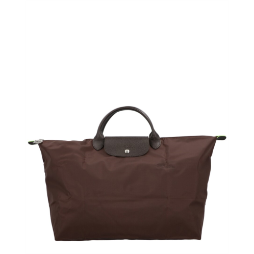 Longchamp le pliage green large canvas travel bag