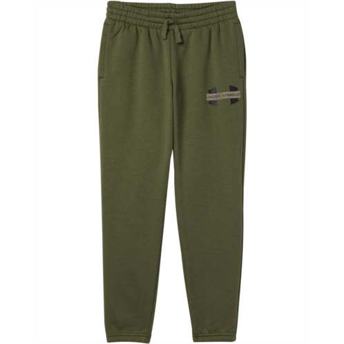 Under Armour Kids Rival Fleece Colorblock Graphic Joggers (Big Kids)