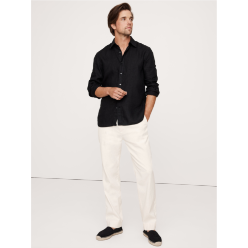 Bananarepublic Italian Linen-Cotton Pull-On Pant