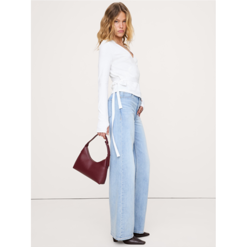 Bananarepublic Ribbed Wrap Top