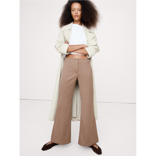 Bananarepublic Mid-Rise Flare Italian Twill Pant