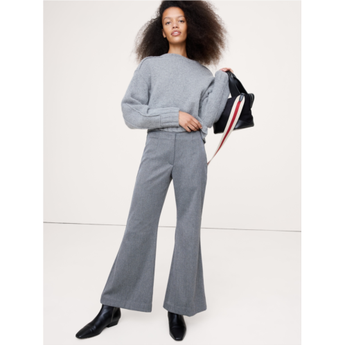 Bananarepublic Mid-Rise Flare Italian Twill Pant