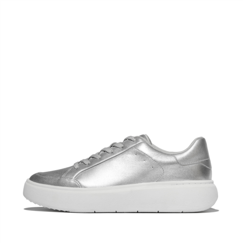 Fitflop Metallic-Leather Sneakers