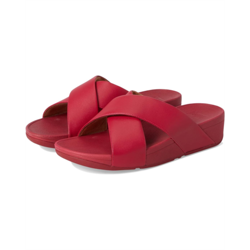 FitFlop Lulu Cross Slide Leather Sandals