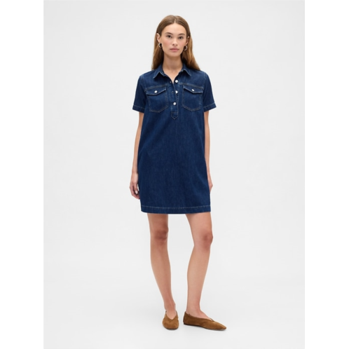 Gap Relaxed Denim Mini Dress