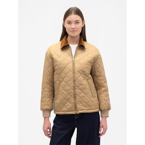 Gap Relaxed Quilted Nylon Jacket