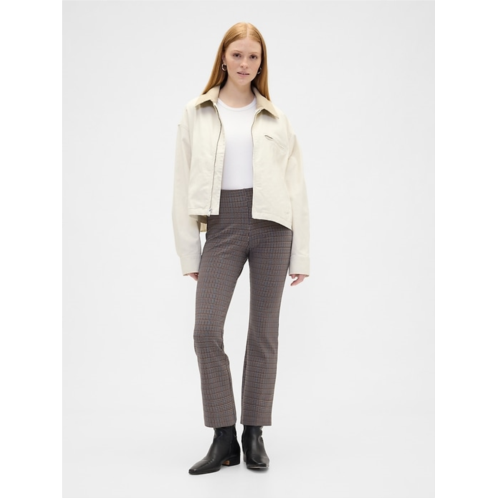 Gap High Rise Ponte Flare Crop Pants