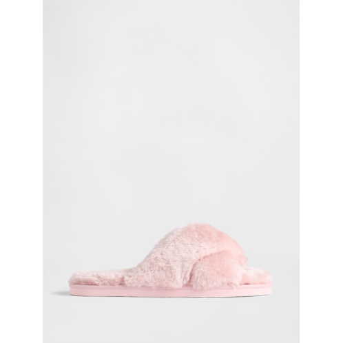 Gap Faux-Fur Slippers
