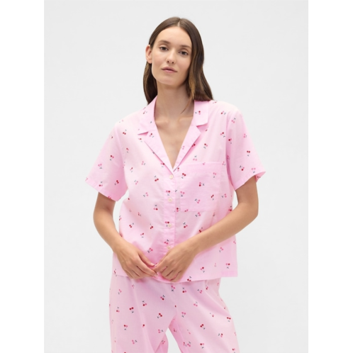 Gap Print Poplin PJ Shirt