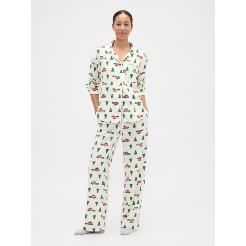 Gap Flannel Pull-On PJ Pants