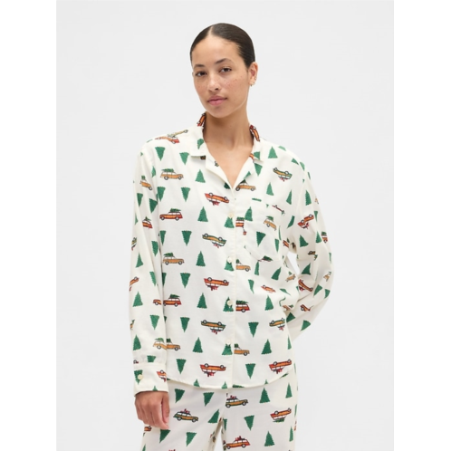 Gap Relaxed Flannel Sleep Shirt
