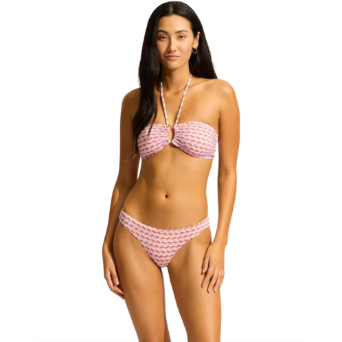 Womens Seafolly Mala Ring Front Bandeau