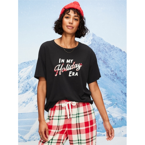 OldNavy Holiday-Graphic Crew-Neck T-Shirt for Women