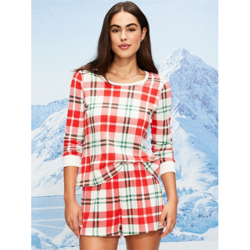 OldNavy Scoop-Neck Waffle Pajama Top for Women