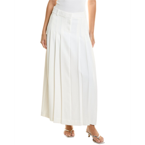 Kenneth Cole fly front pleated maxi skirt