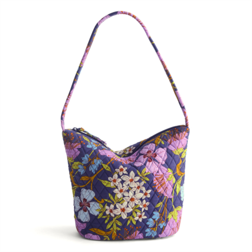 Vera Bradley outlet cotton slouchy bucket shoulder bag