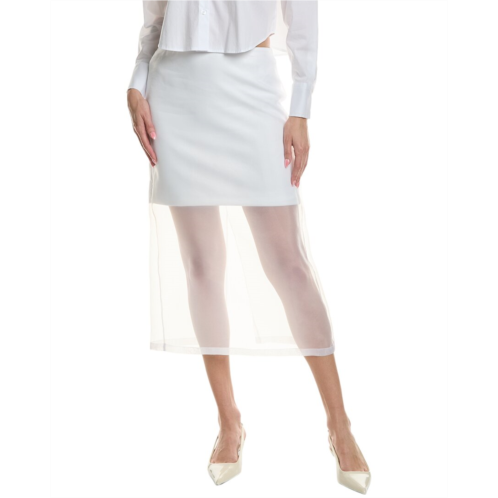 Kenneth Cole sheer organza pencil skirt