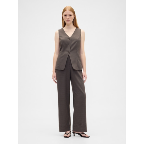 Gap Recycled Mid Rise Easy Wide-Leg Pants