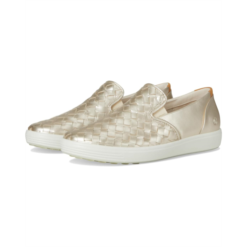 Womens ECCO Soft 7 Woven Slip-On 30 Sneaker