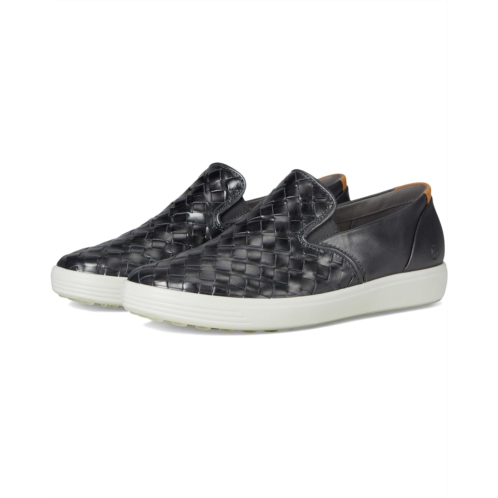 Womens ECCO Soft 7 Woven Slip-On 30 Sneaker