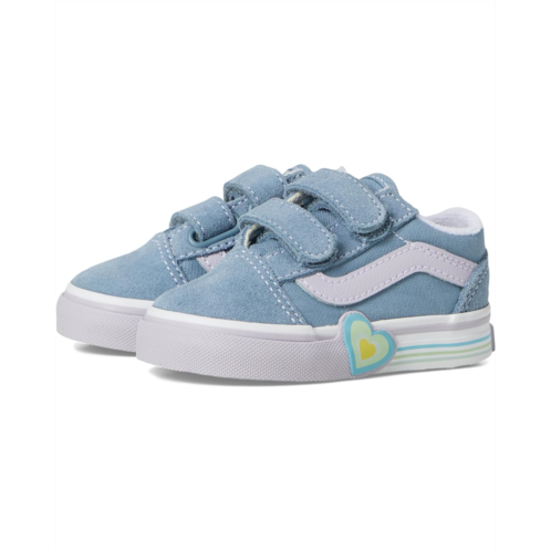 Vans Kids Old Skool V Heart (Infant/Toddler)