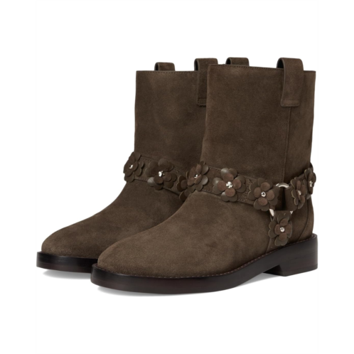 Womens Kate Spade New York Spade Flower Garden Suede Moto Boots