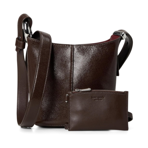 Kate Spade New York Halo Glazed Leather Mini Bucket
