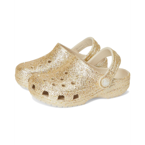 Crocs Kids Classic Glitter Clogs (Toddler)